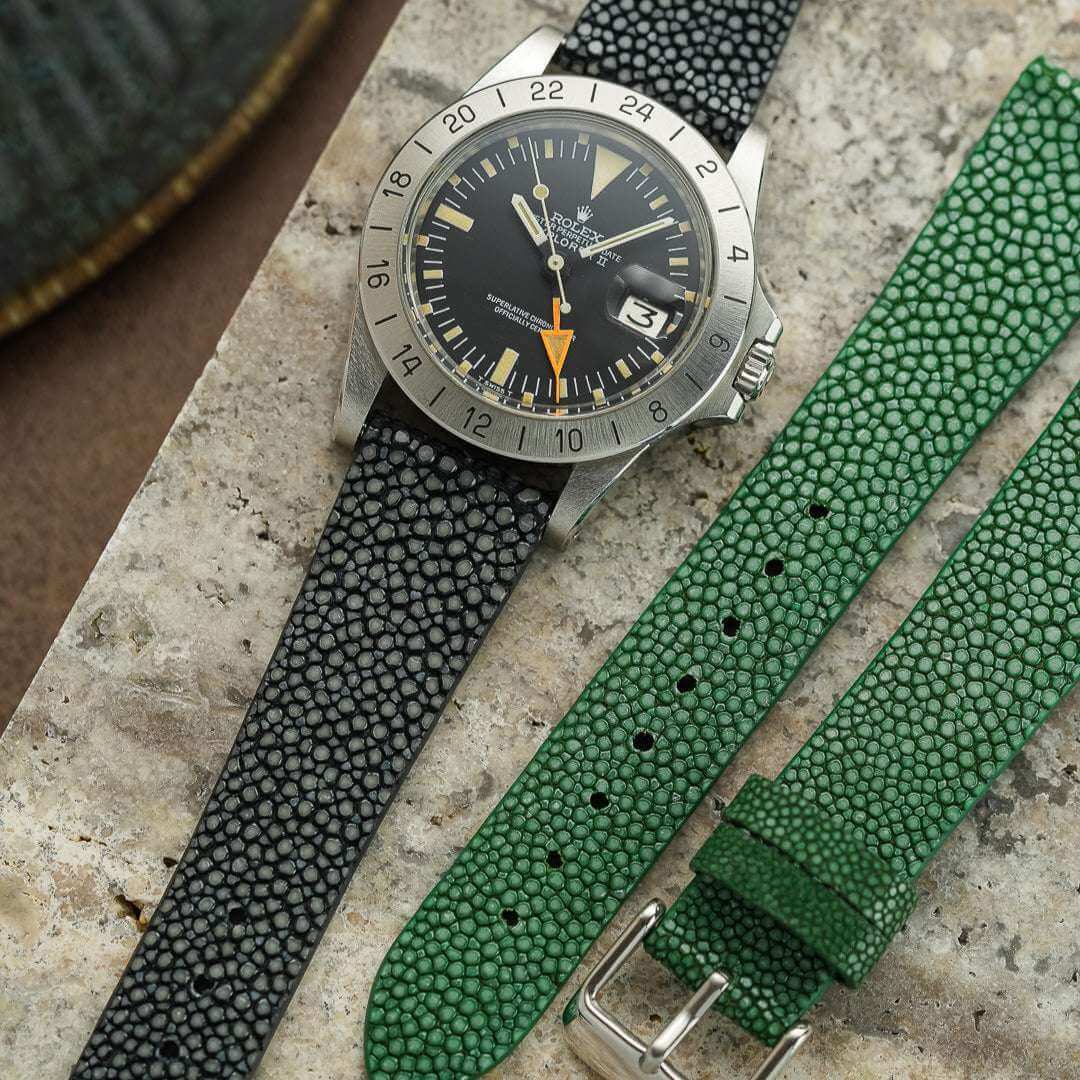Marine – Uhrenarmband aus hochwertigem Rochenleder - Image 3