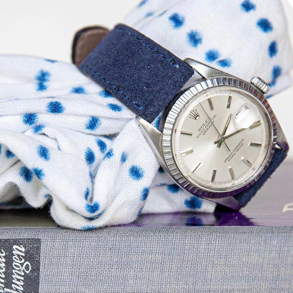 Nizza – Uhrenarmband aus feinem Wildleder - Image 34