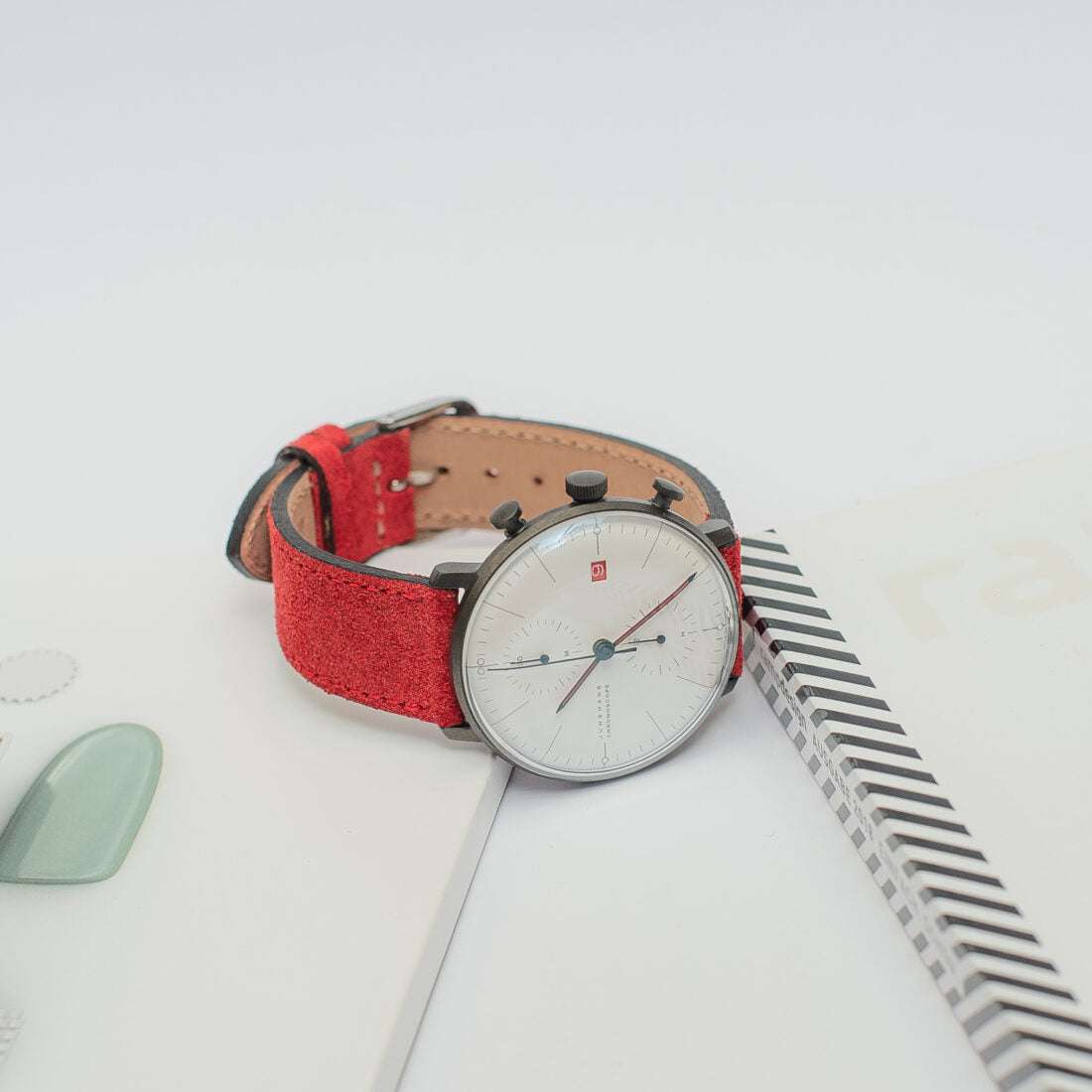 Nizza – Uhrenarmband aus feinem Wildleder - Image 54