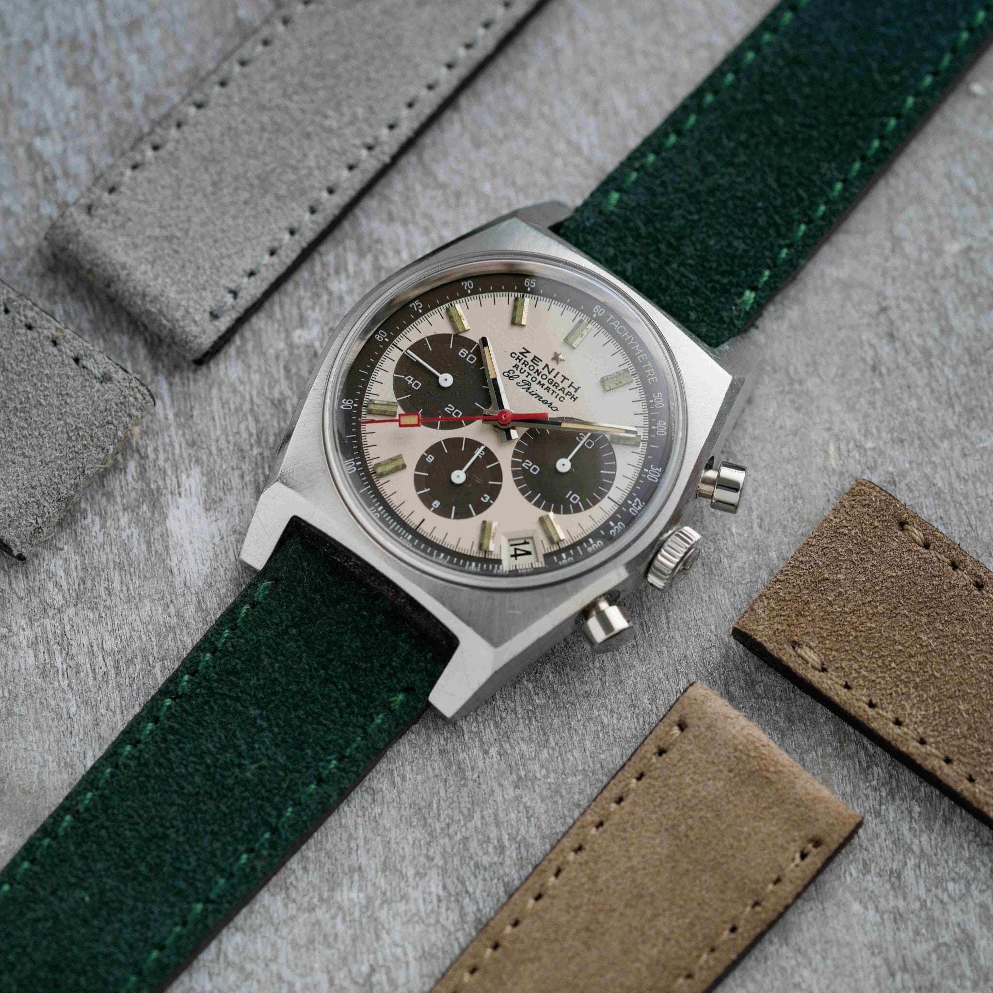 Nizza – Uhrenarmband aus feinem Wildleder - Image 56