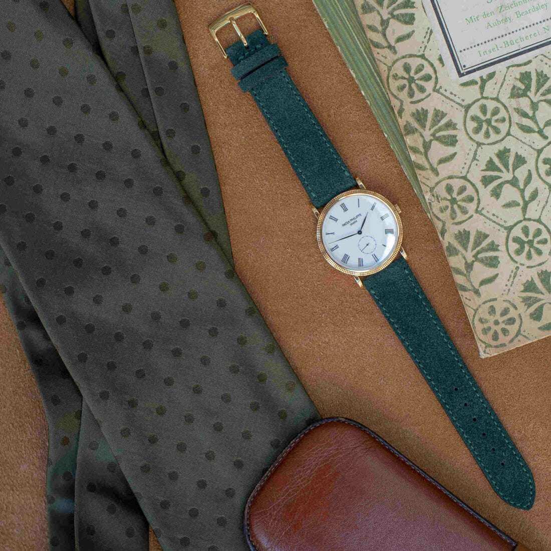 Nizza – Uhrenarmband aus feinem Wildleder - Image 58