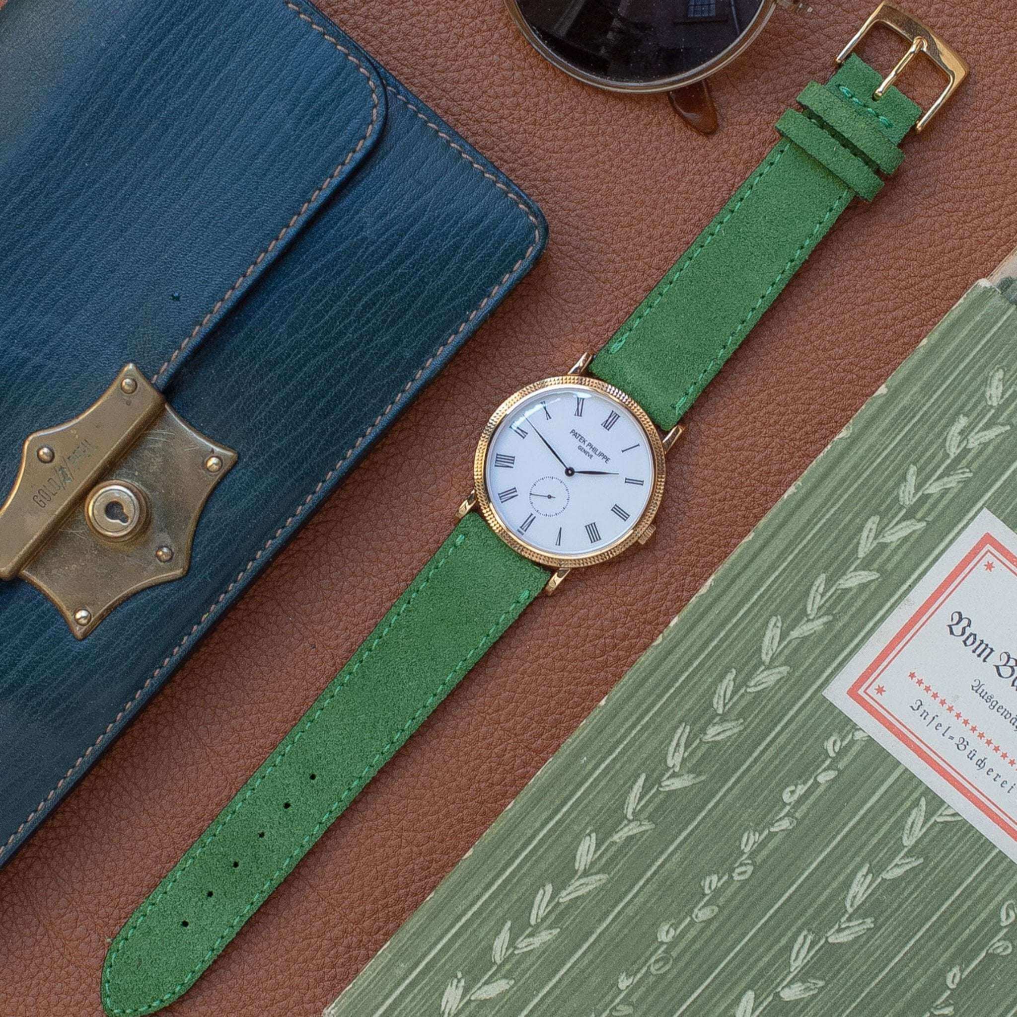 Nizza – Uhrenarmband aus feinem Wildleder - Image 61
